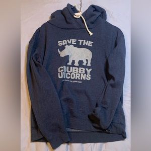 Funny sweatshirt!!! navy blue and fleece lined